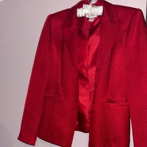 Talbots red blazer perfect for holidays